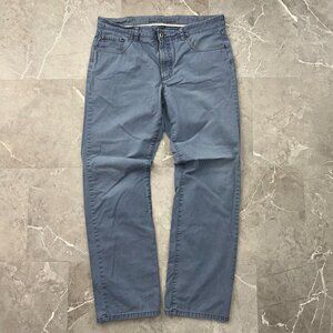 Vintage LL Bean Chino Pants Mens 35x32 y2k Standard Fit Outdoor Blue